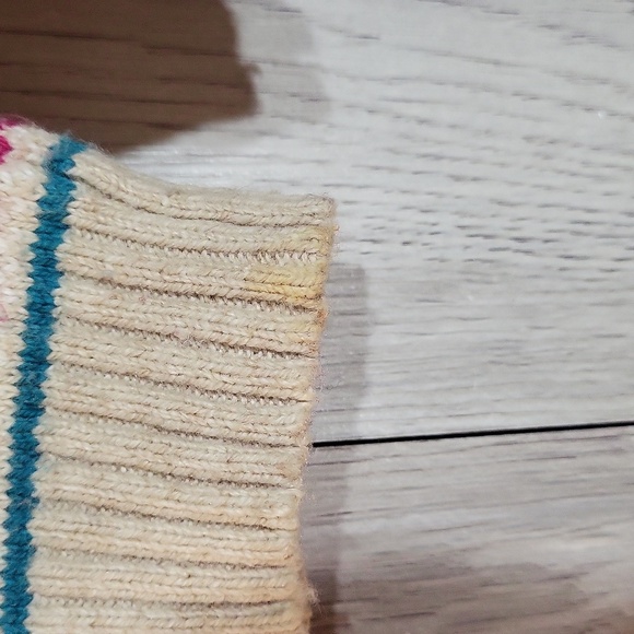 🛍Talbots Womens Large Colorful Fair Isle Striped Long‎ Sleeve Crew Neck Sweater - Picture 6 of 6